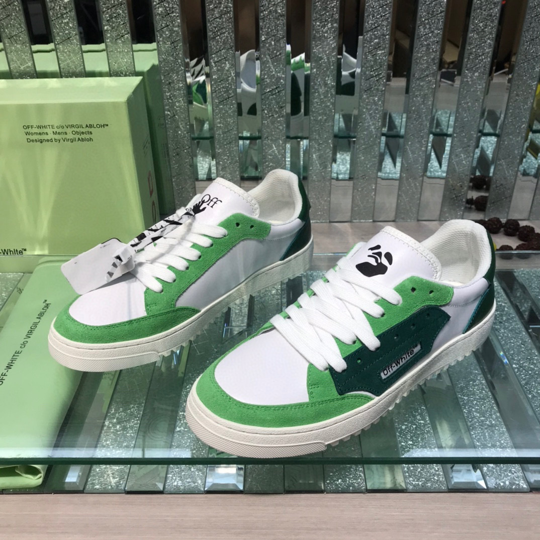 off-white sneakers 38-44 green/white - Image 7