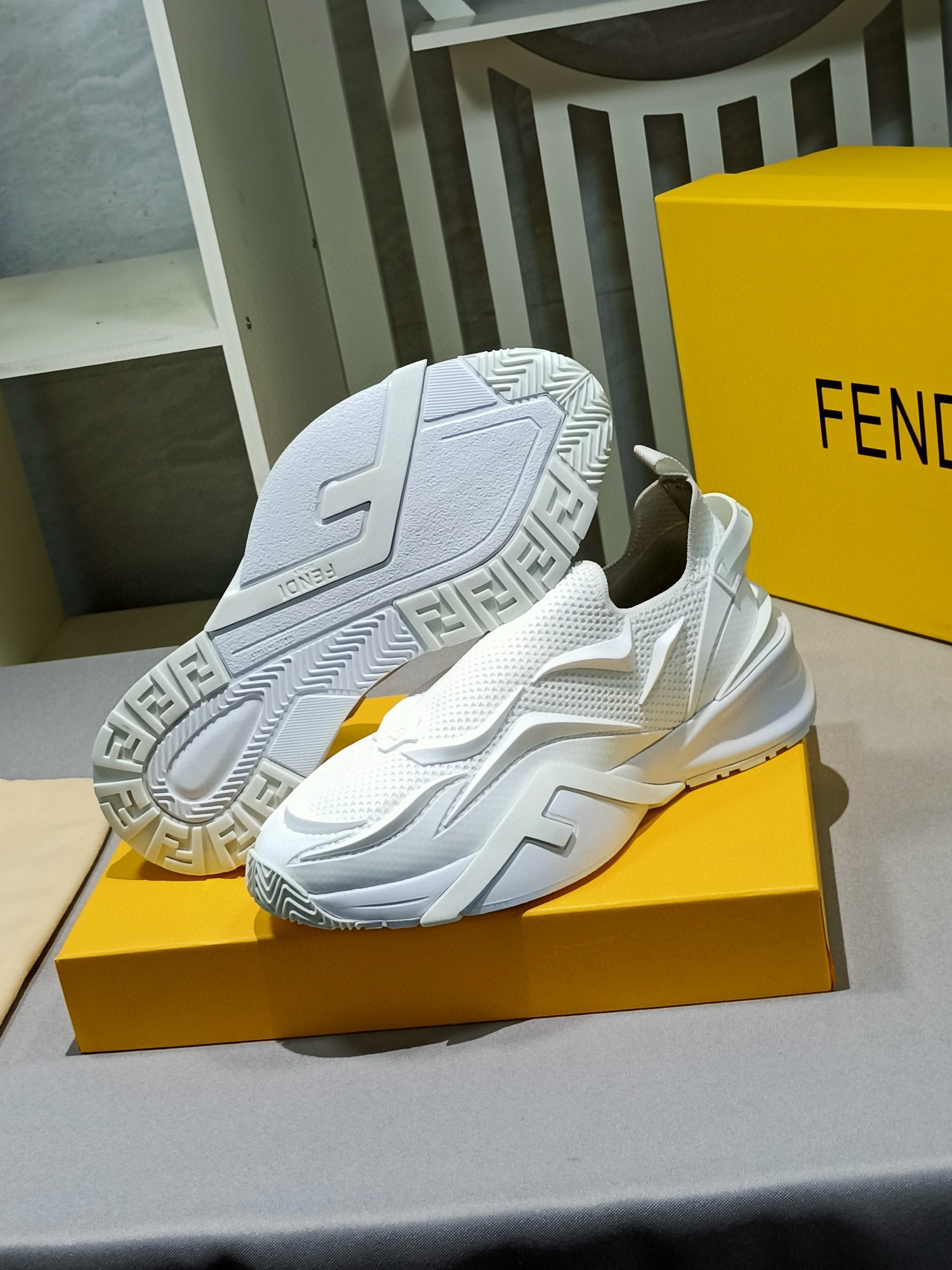 fendi fd casual shoes size 38-44 - white - Image 7