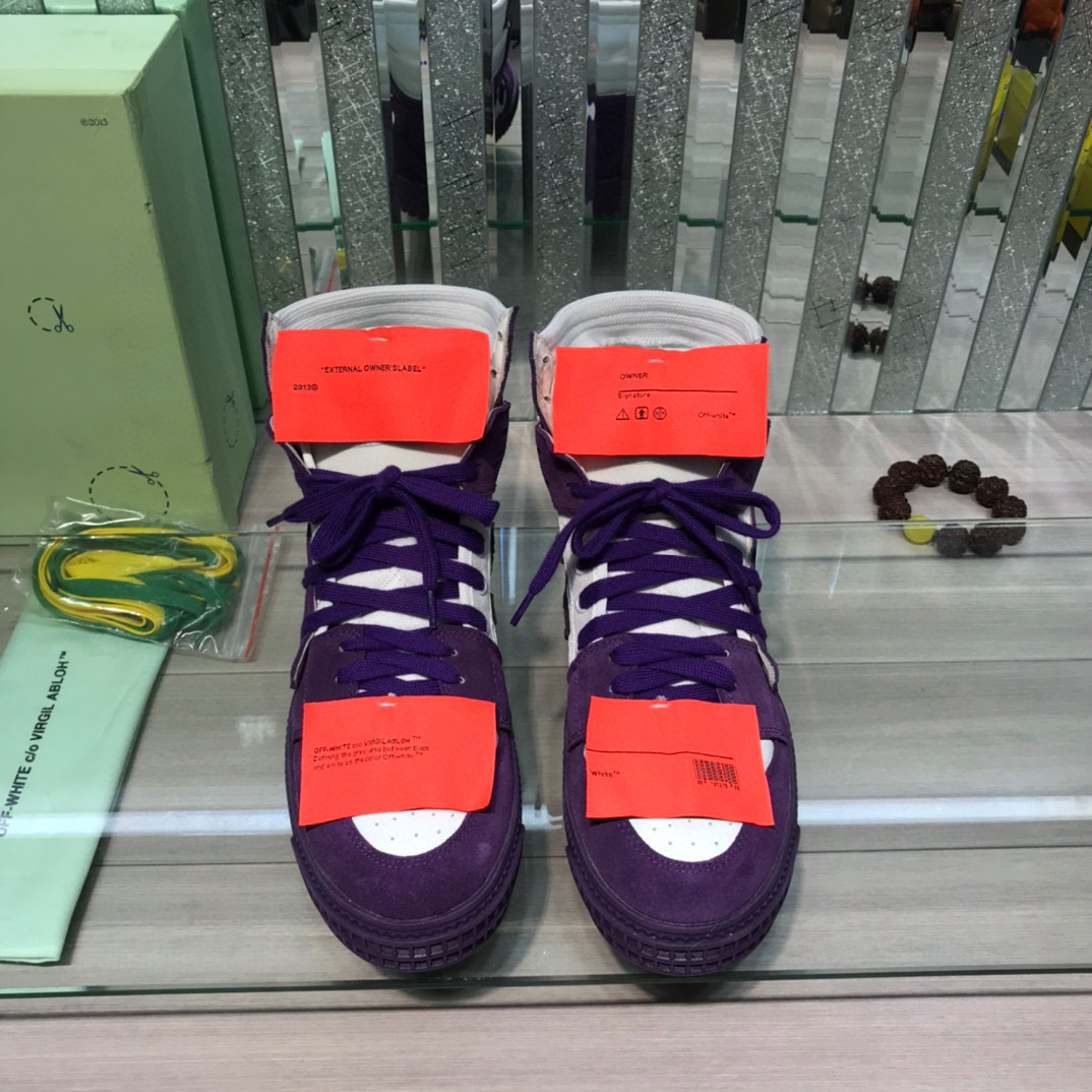 off-white couple boots 35-44 - purple - Image 7