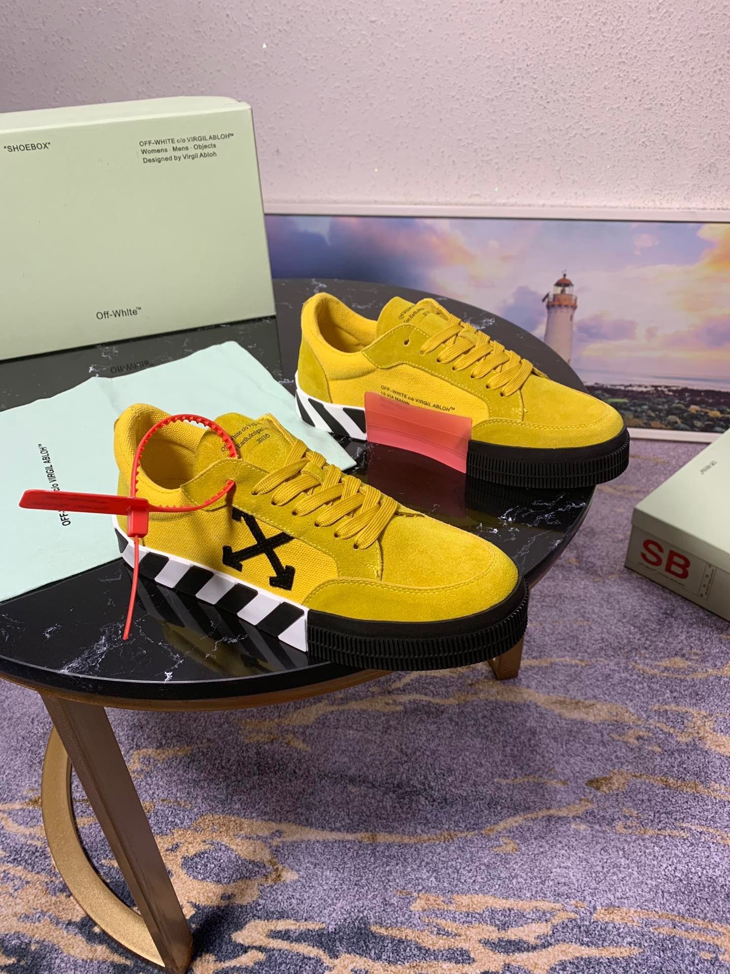 off-white casual shoes yellow 38-44 - Image 7