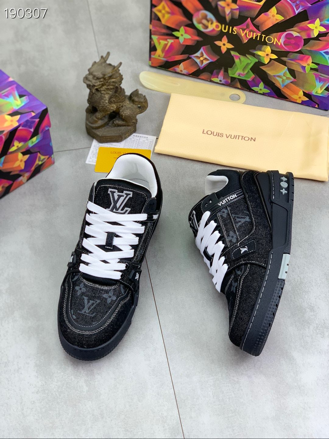 louis vuitton l sneakers size 38-44 cl320 - Image 7