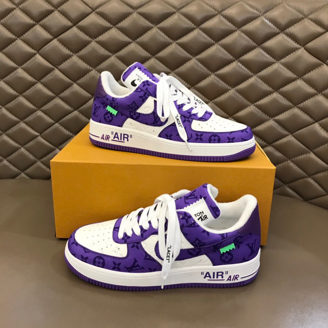 louis vuitton air sneakers size 38-44 - purple/white - Image 7