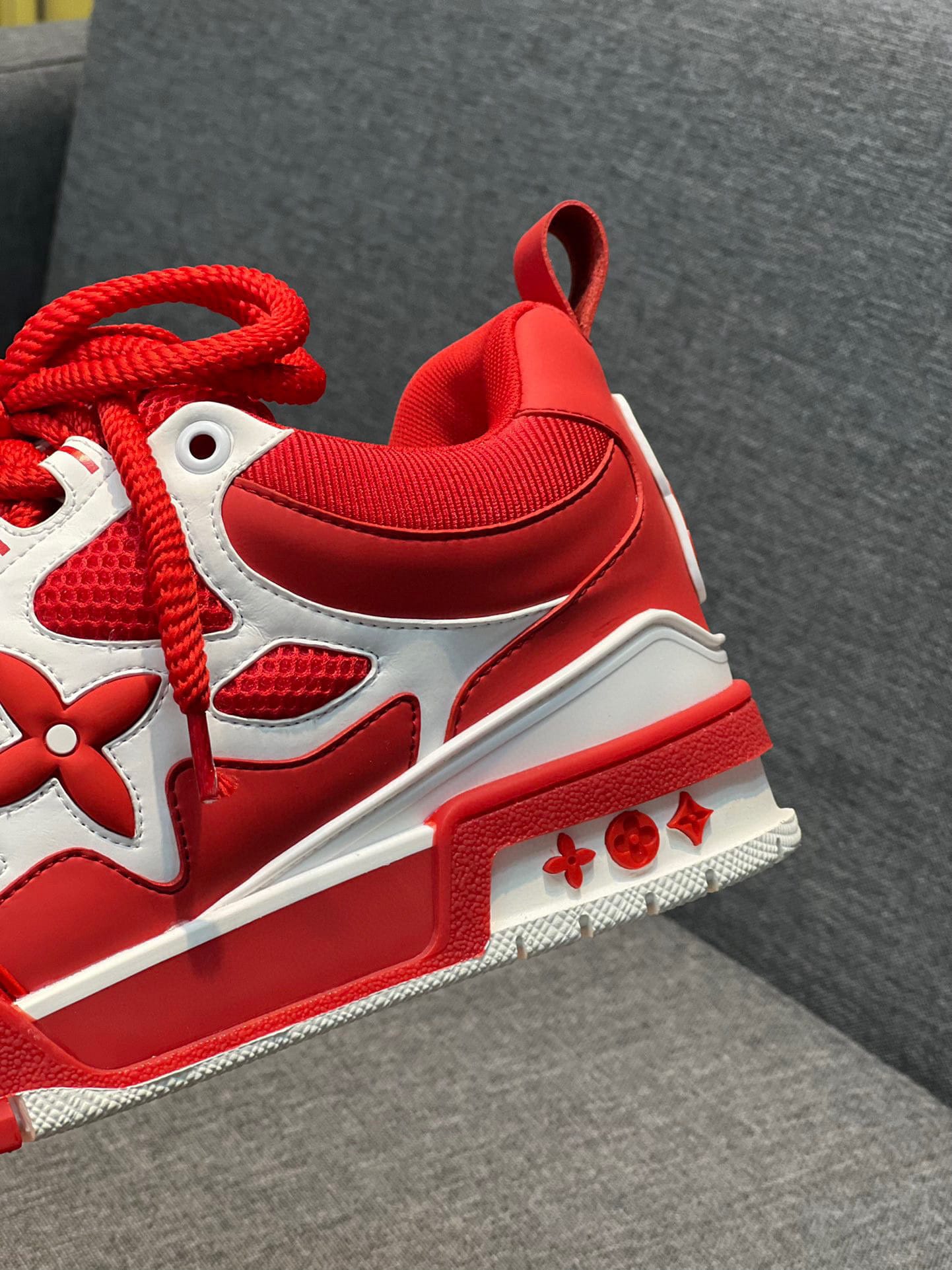 louis vuitton lv skate sneaker red 35-44 - Image 7