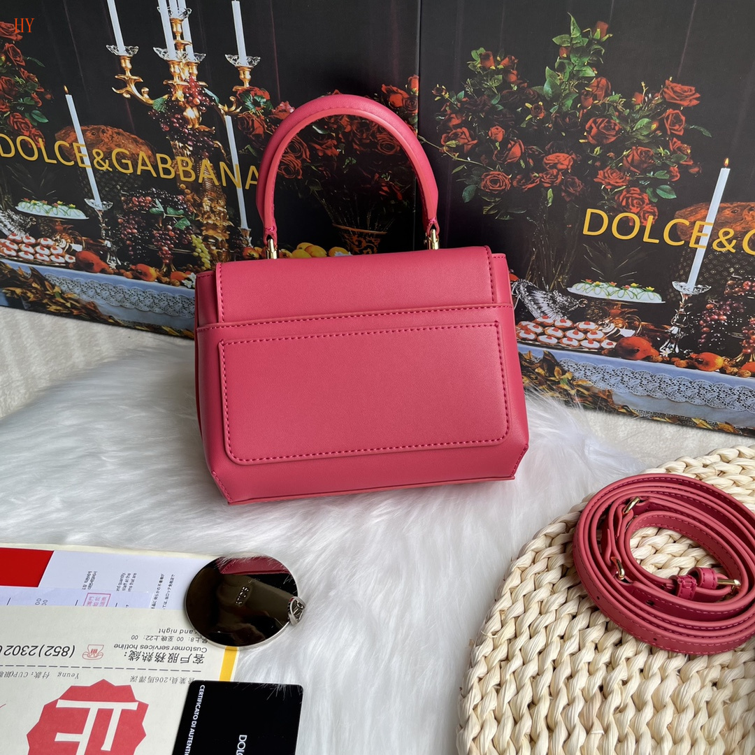 dolce & gabbana pink logo handbag 17.5x13.5x6.5 - Image 7