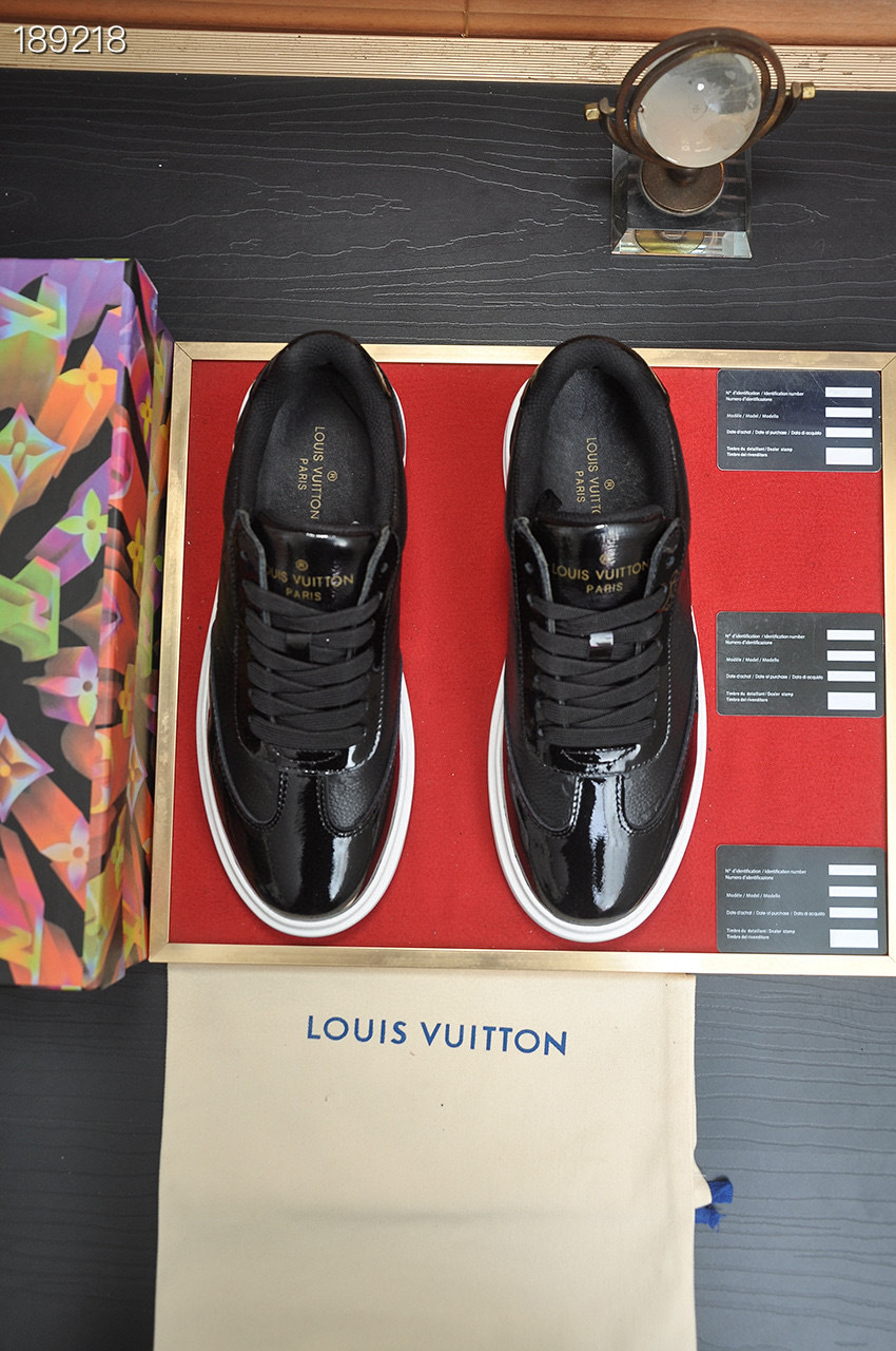 louis vuitton black casual sneakers size 38-44 gl290 - Image 7