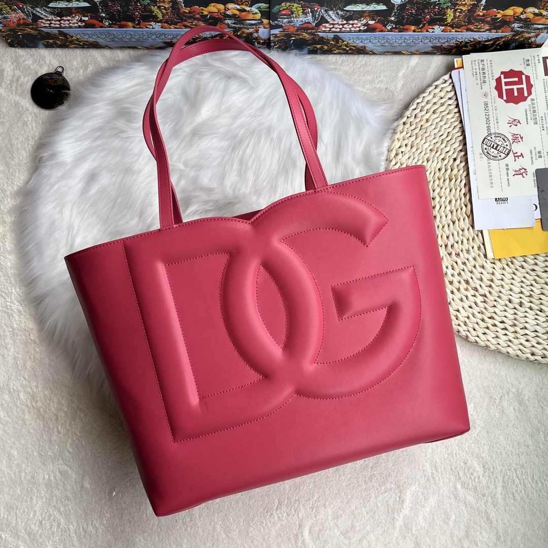 dolce & gabbana pink tote bag 35x30x14 cm, model 532064