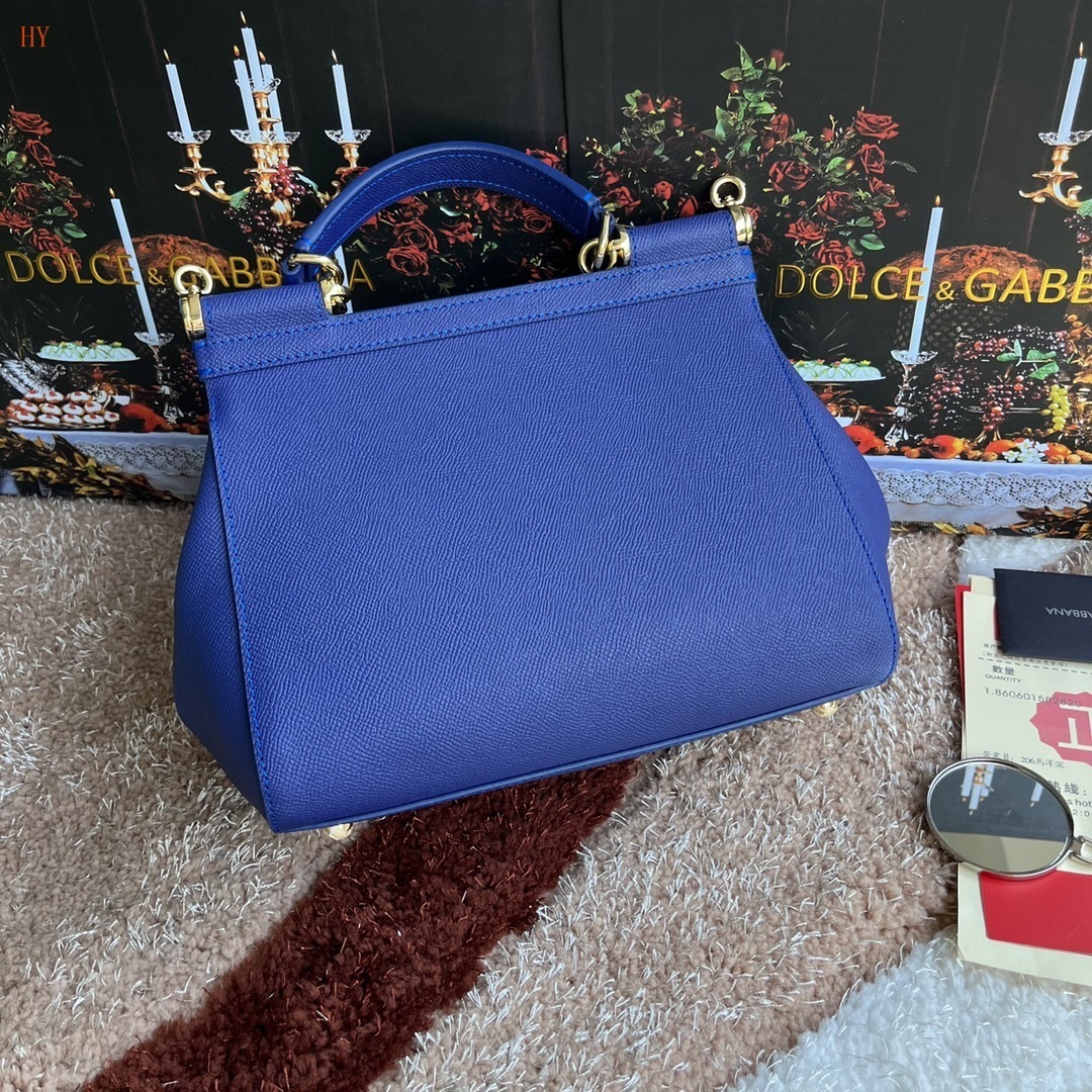 dolce & gabbana blue handbag 25x20x12 cm - Image 7
