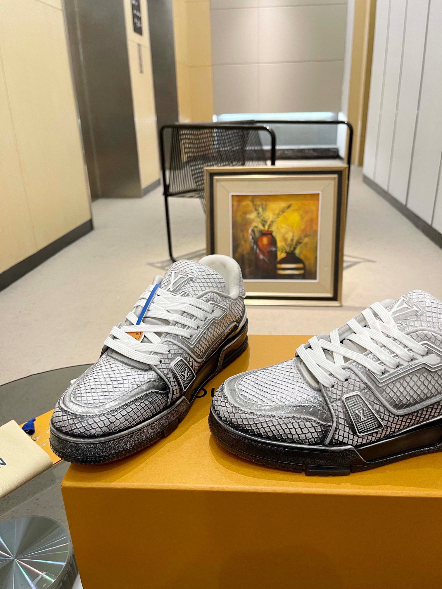 louis vuitton high-end couple sneakers size 35-44 - Image 7