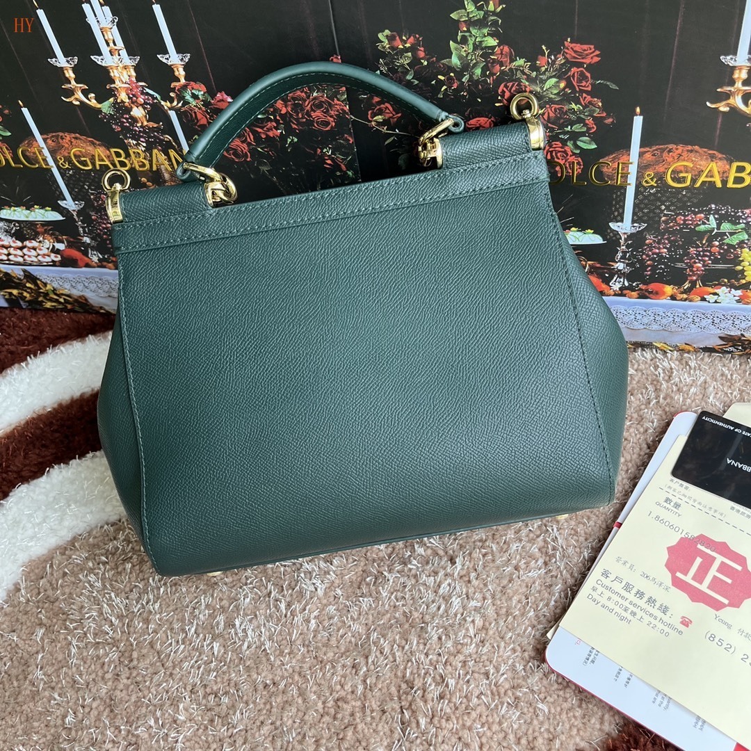 dolce & gabbana green handbag 25x20x12 cm - Image 7