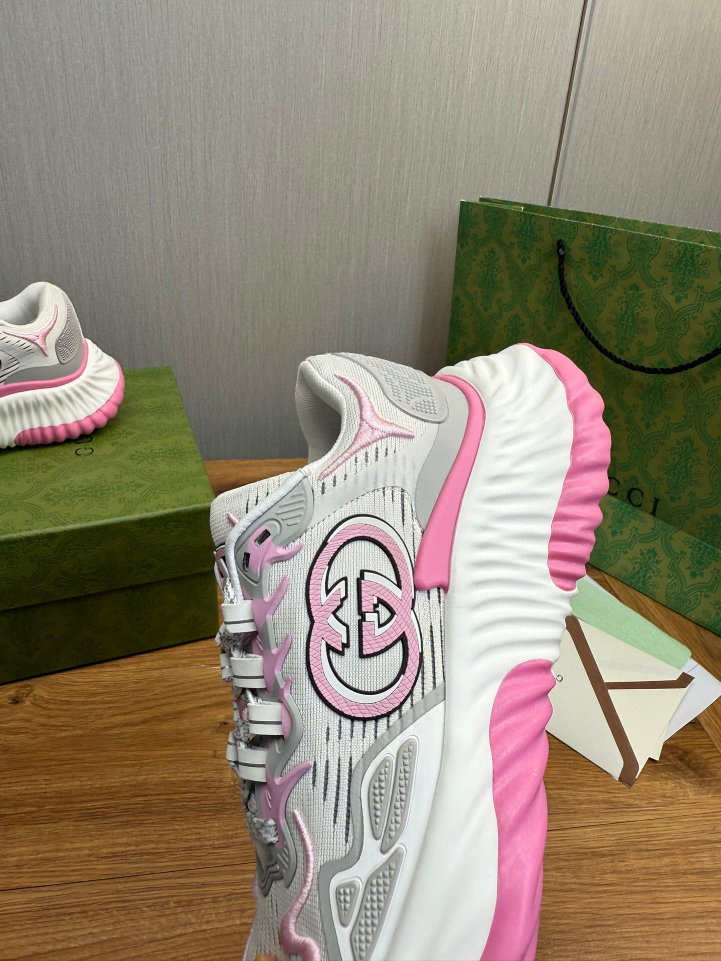 gucci g couples sneakers 35-44 8063420 - pink/gray - Image 7