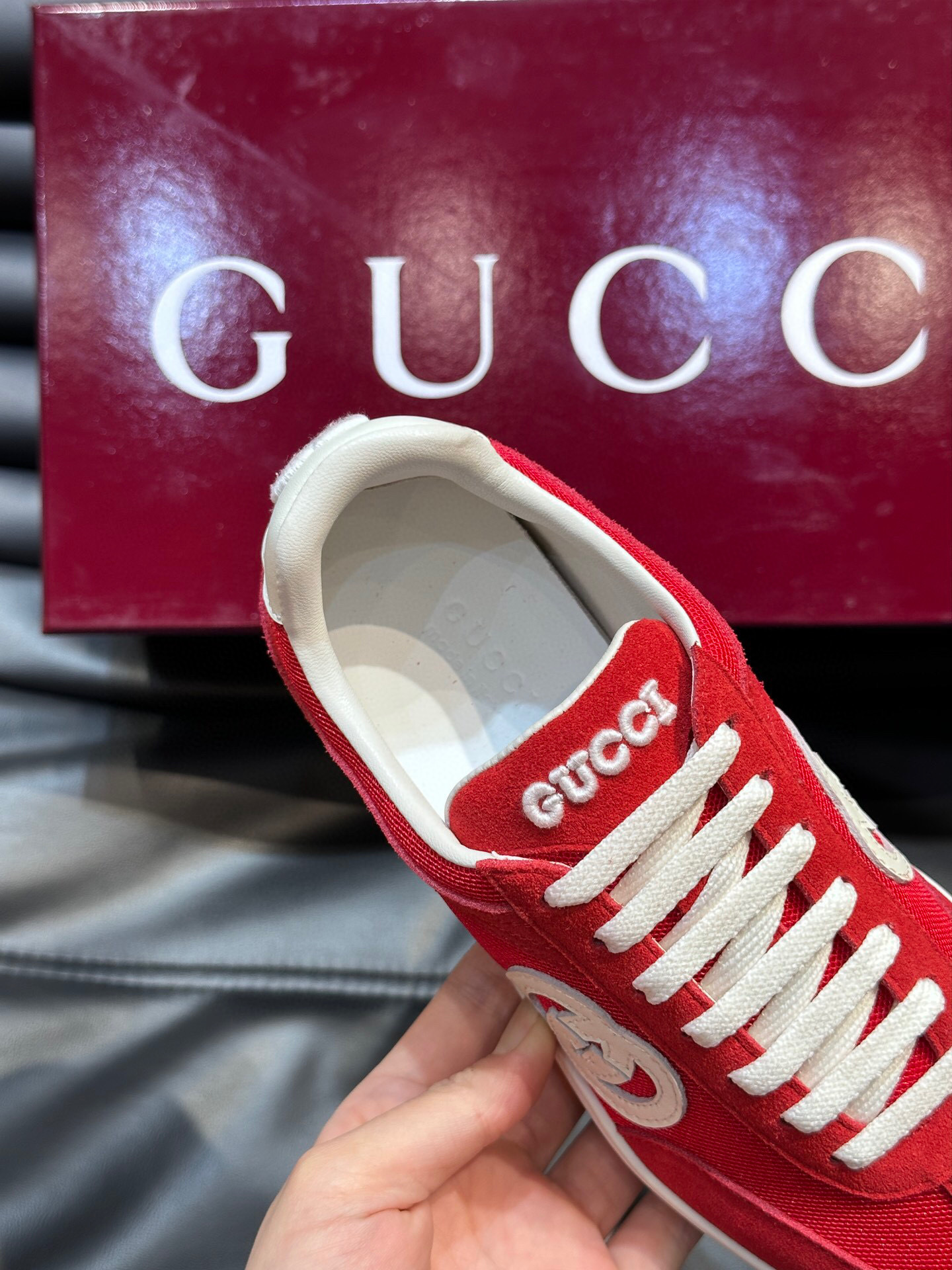 gucci g casual sneakers red size 38-44 - Image 7