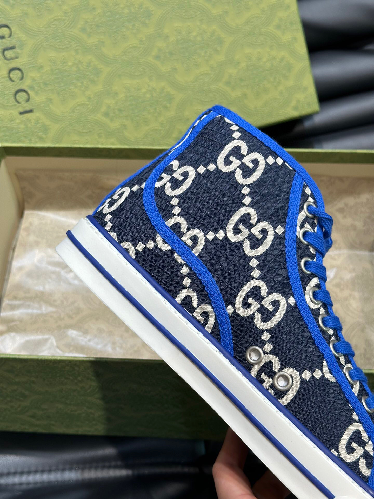 gucci g sneakers in blue, sizes 35-44 - Image 7