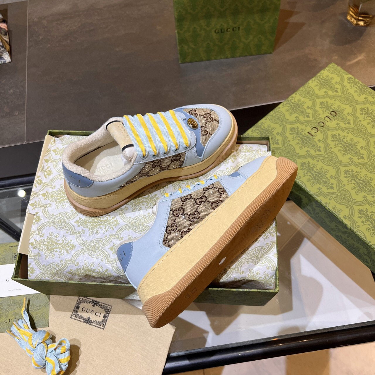 gucci g couples sneakers 35-44 8068300 - Image 6
