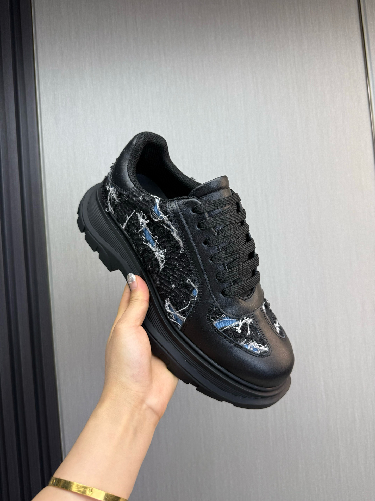 alexander mcqueen couple sneakers 35/44 - black - Image 7