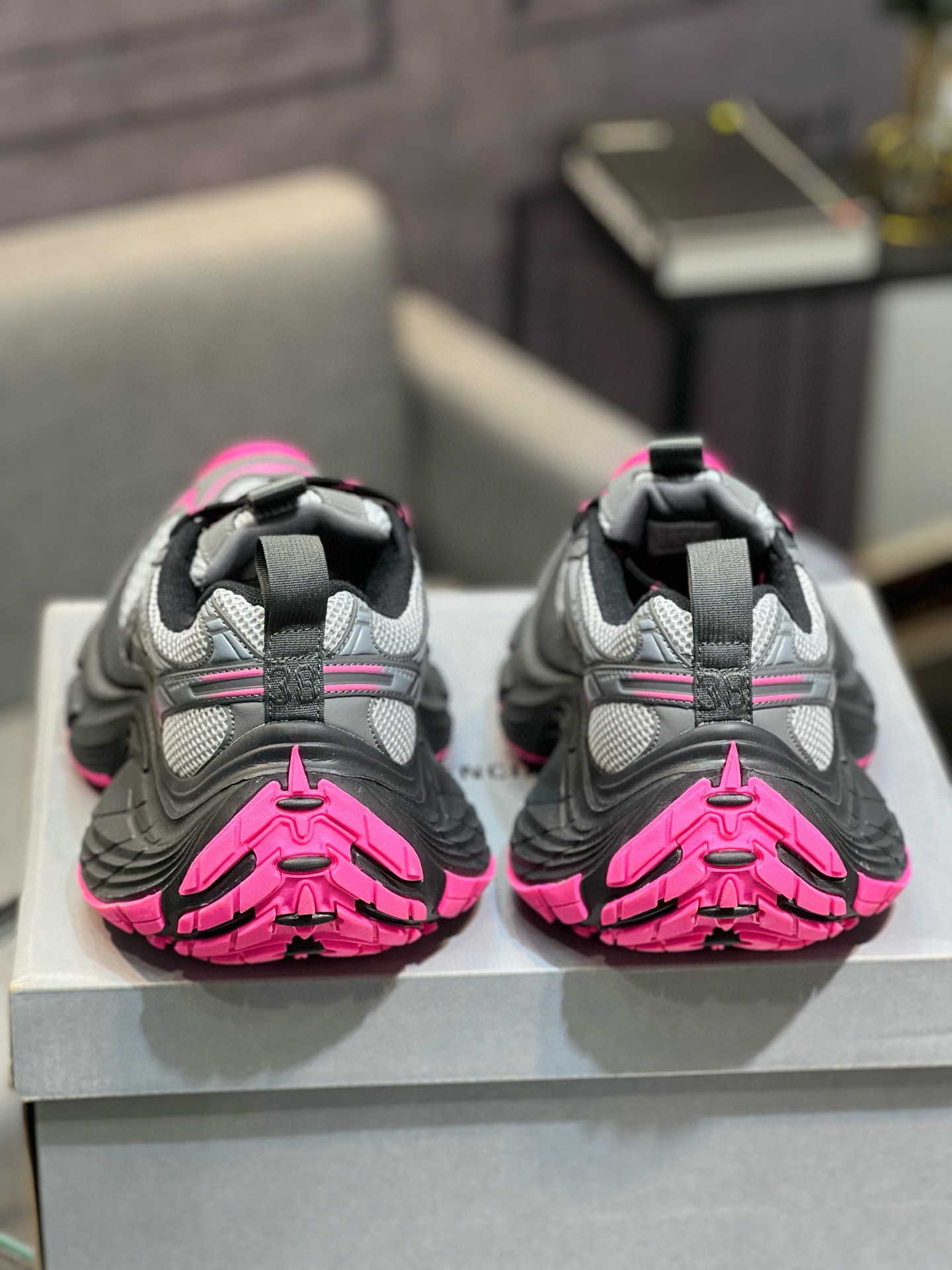balenciaga couples sneakers 35/46 - gray/pink - Image 7