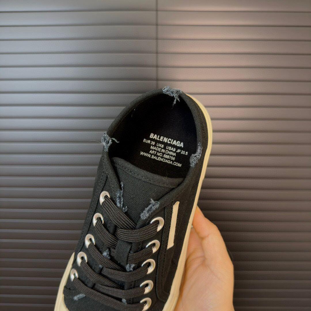 balenciaga unisex sneakers size 35-44 - black/white - Image 7