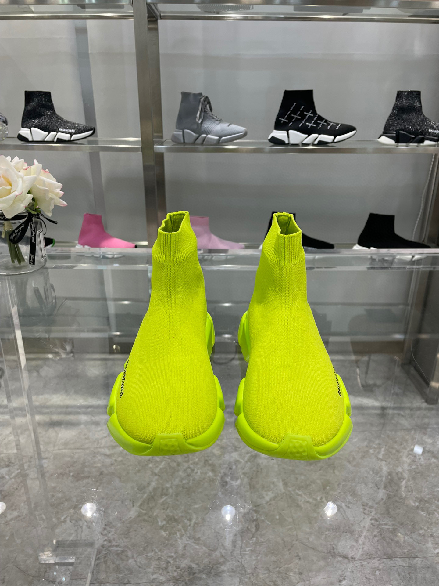 balenciaga neon sock sneakers size 35-44 - Image 7
