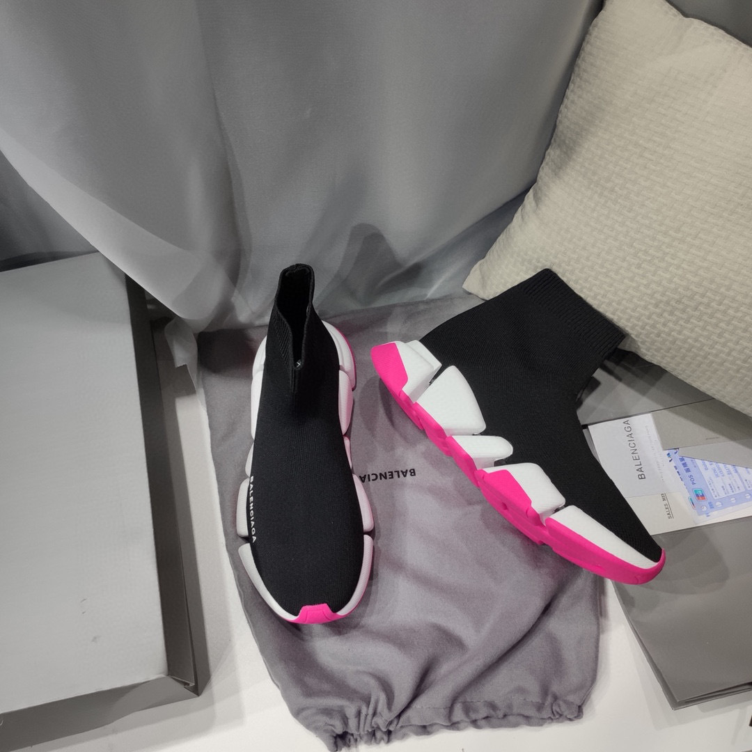 balenciaga sock sneakers - black/pink, sizes 35-44 - Image 7