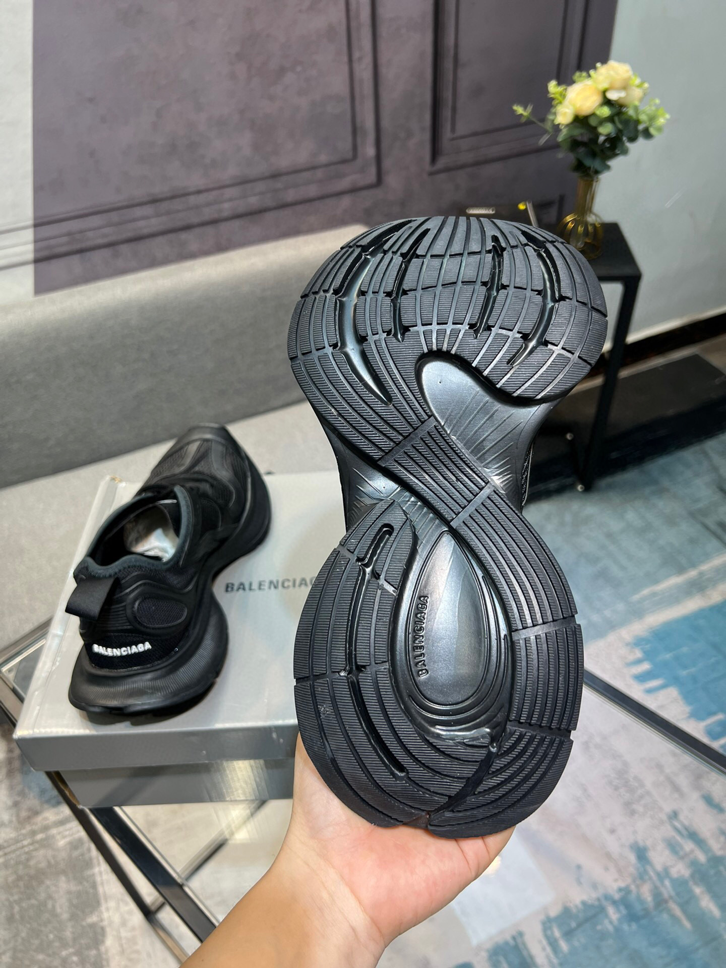 balenciaga unisex sneakers size 35-44 - black - Image 7
