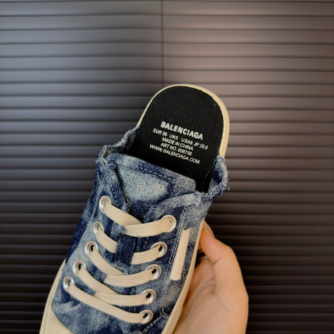 balenciaga denim slip-on sneakers - size 35-44 - Image 7