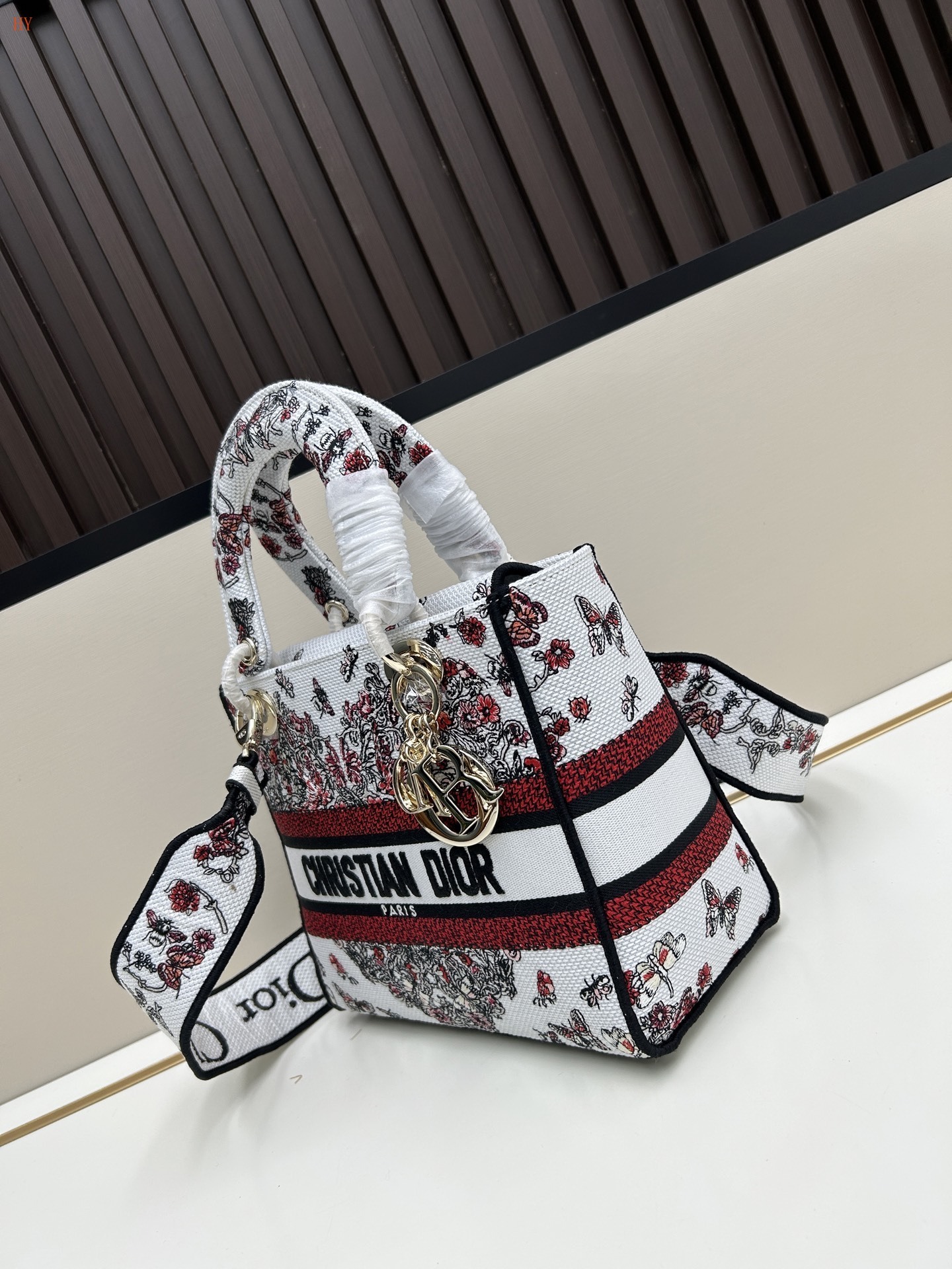 christian dior embroidered tote bag 24cm - Image 7