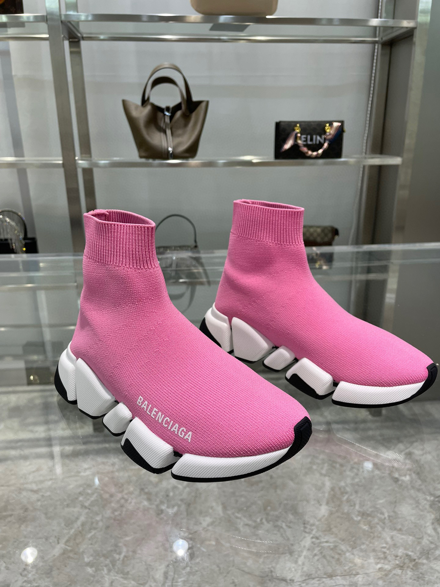 balenciaga pink sock sneakers 35-44 - Image 7