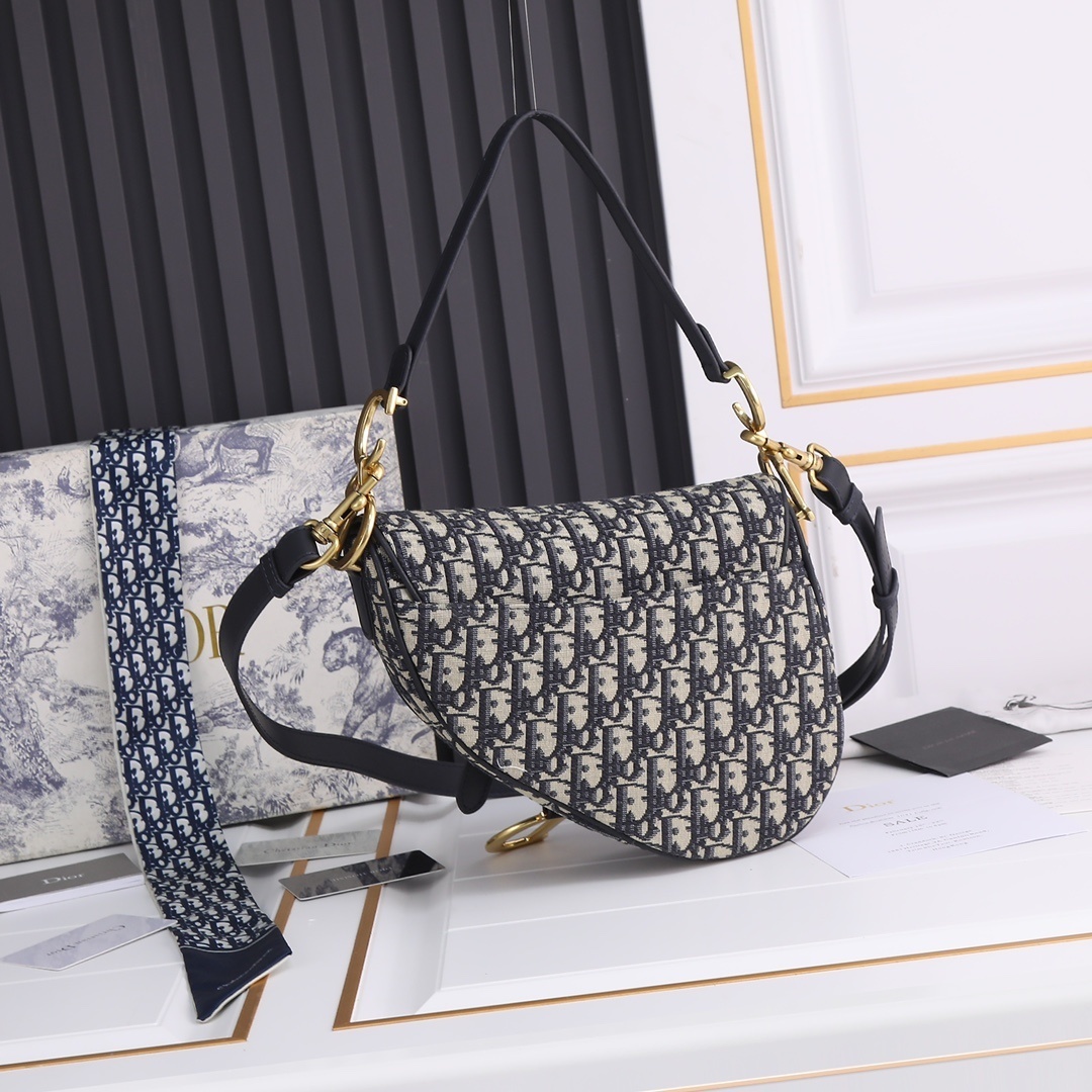 dior saddle bag - 25.5x20x6.5 cm, model 408082 - Image 7
