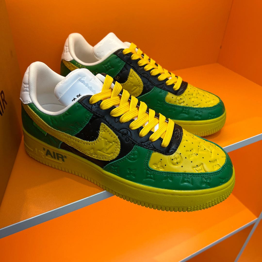 louis vuitton air sneakers 38-44 - yellow/green/black - Image 7