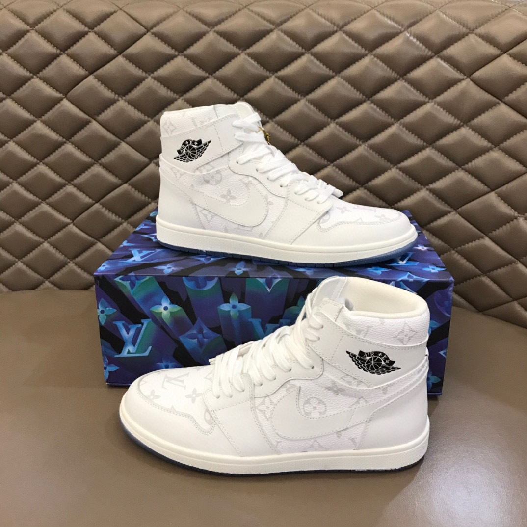 louis vuitton x air jordan 1 high sneakers - size 38-44 - Image 7
