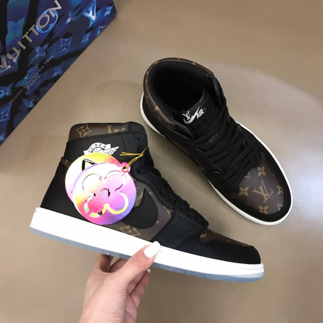 louis vuitton x nike air jordan 1 high sneakers 38-44 - Image 7