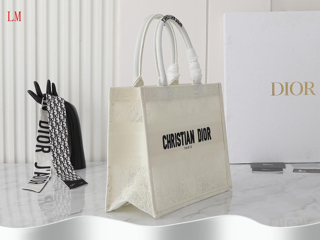 christian dior lace tote bag - 36x27.5x16.8 cm - Image 7