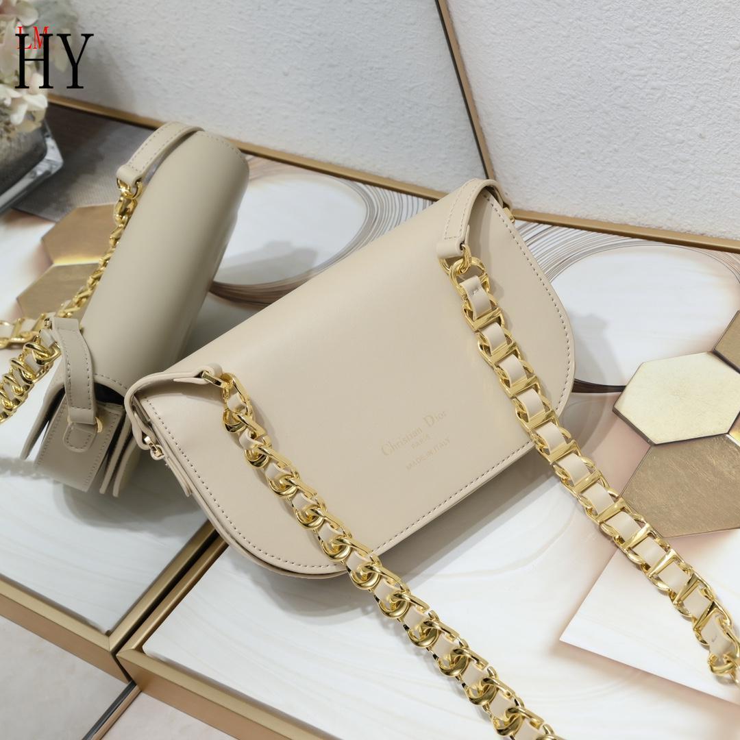 dior beige crossbody bag 21*6*12cm - Image 7