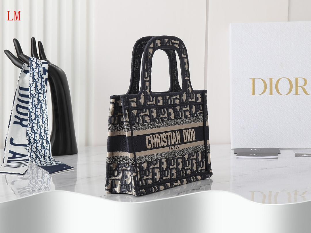 dior mini tote bag - 22x17x7 cm - Image 7