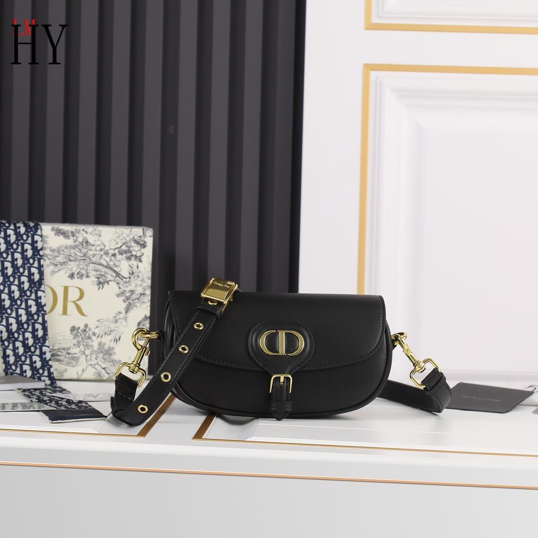 dior black leather bag 22 x 13 x 5 cm