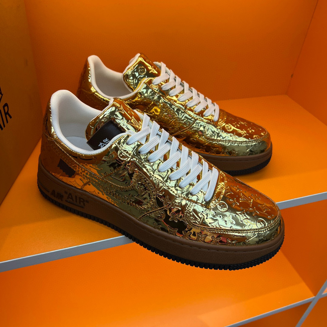 louis vuitton air sneakers - gold - sizes 38-44 - Image 7
