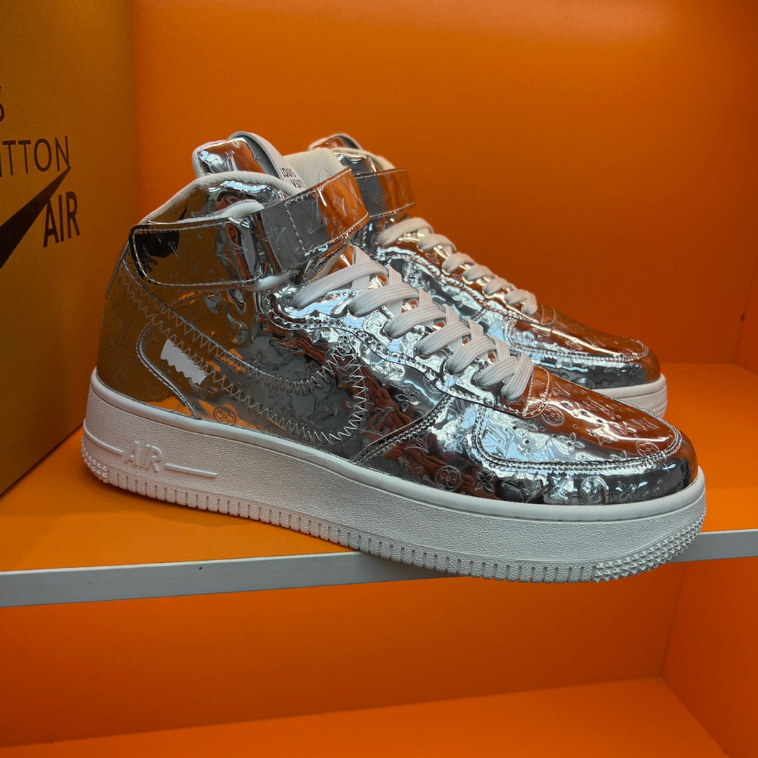 louis vuitton x nike air force 1 high sneakers - size 38-44 - Image 7