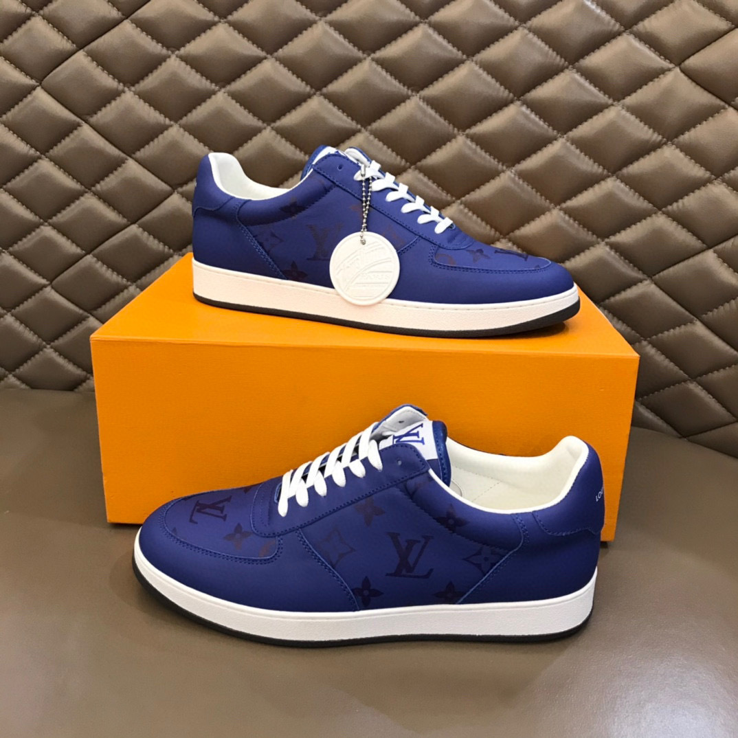 louis vuitton blue casual sneakers size 38-44 - Image 7