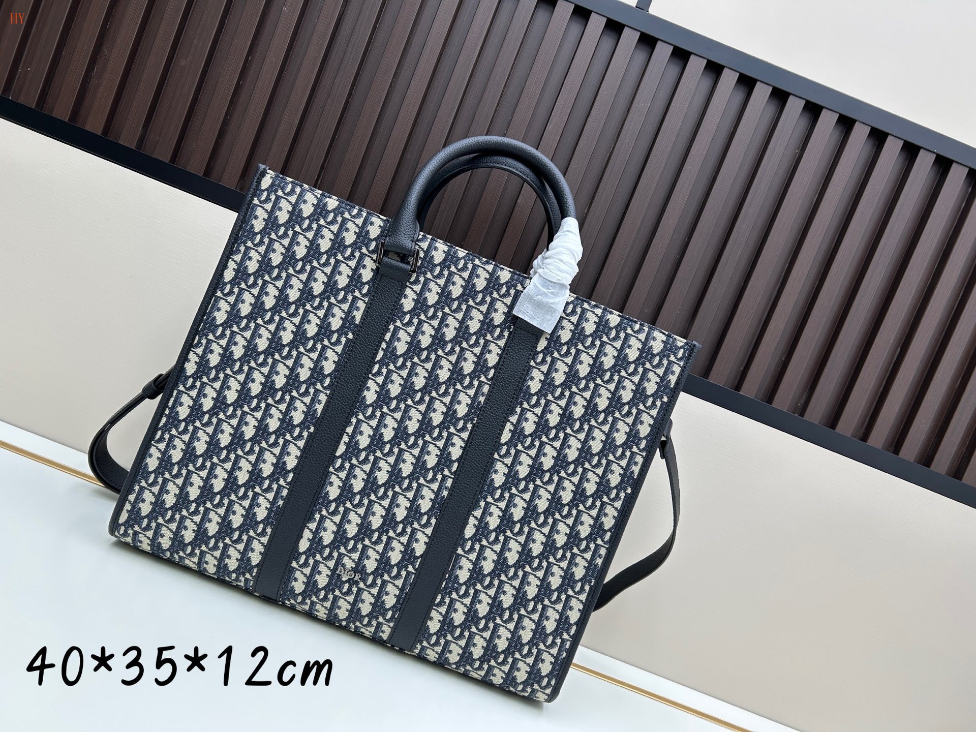 dior canvas tote bag 40.5x35x12 cm