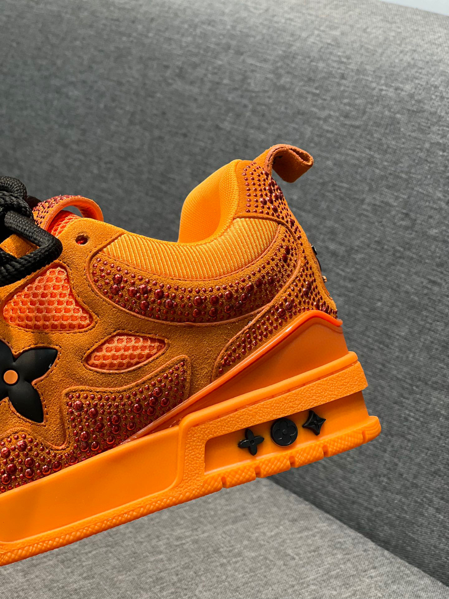 louis vuitton l couples sneakers 35-44 orange - Image 7