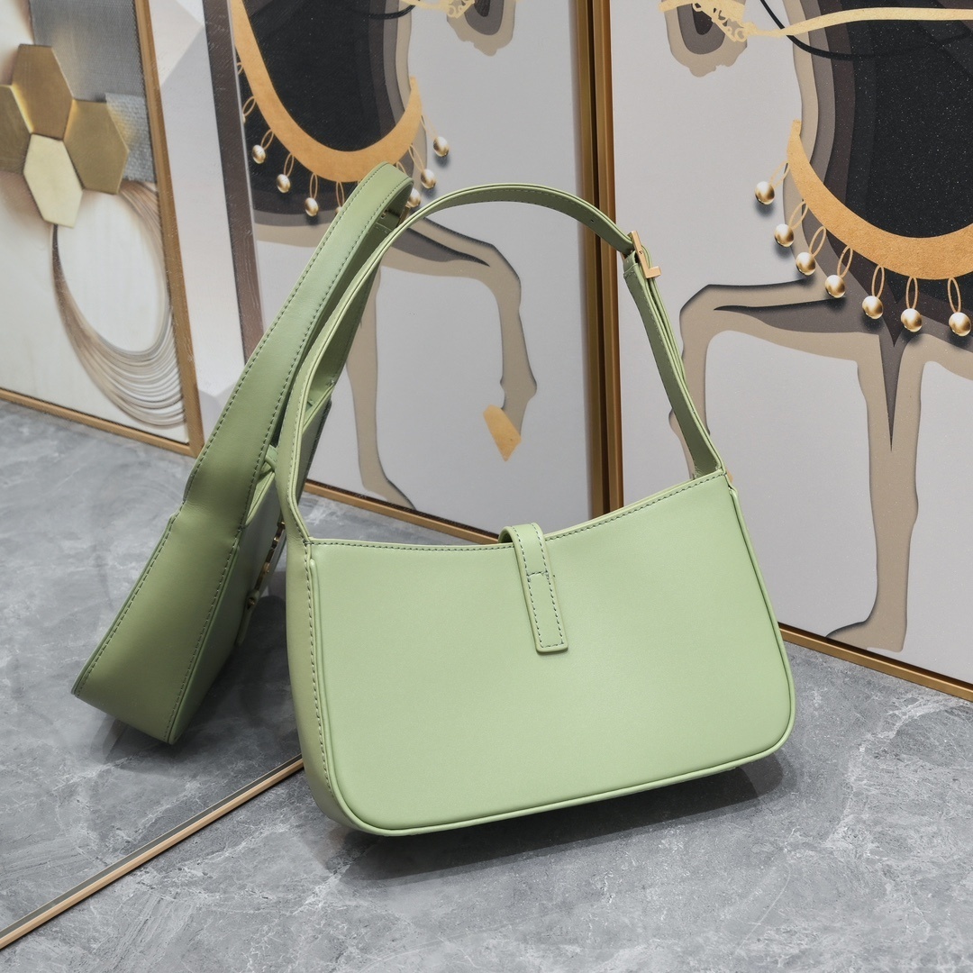 yves saint laurent green shoulder bag 24.5x16x6cm - Image 7