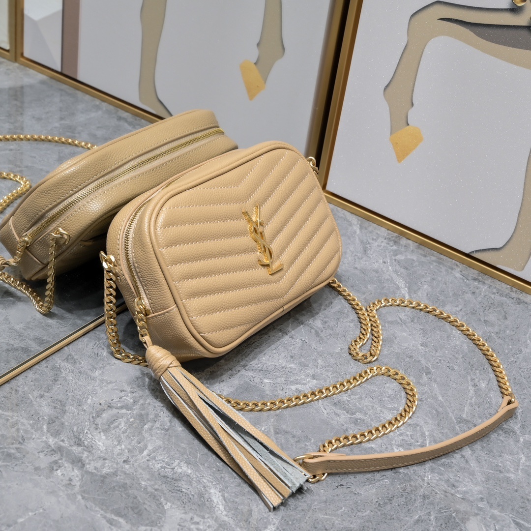 yves saint laurent quilted crossbody bag - 18×10×5cm - Image 7