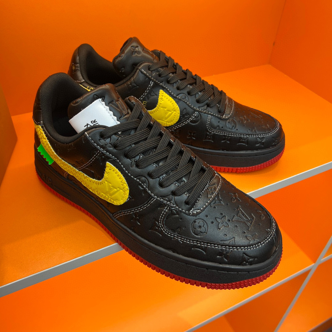 louis vuitton air sneakers 38-44 - black/yellow - Image 7