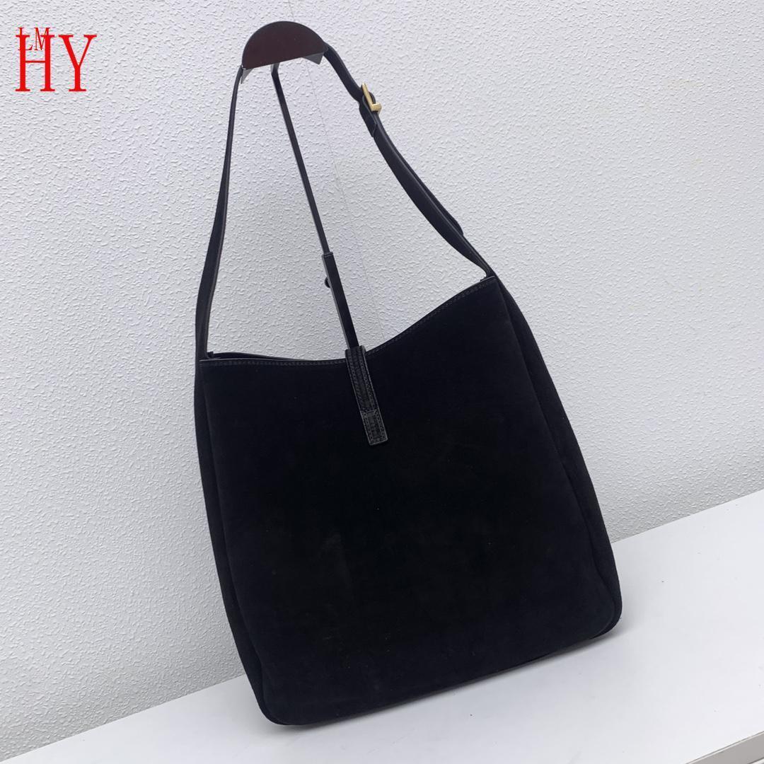 yves saint laurent black suede shoulder bag - Image 7