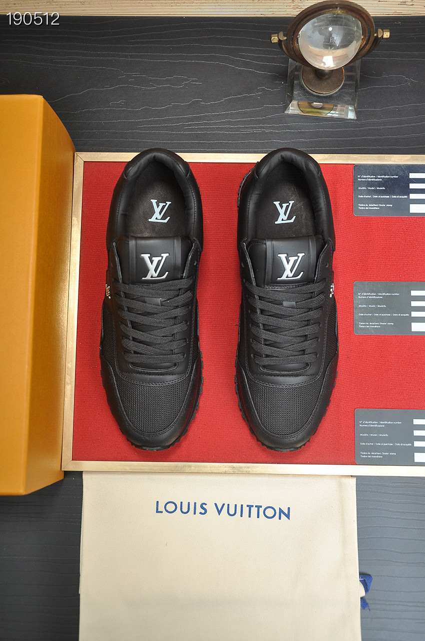 louis vuitton black sneakers size 38-44 gl380 - Image 7