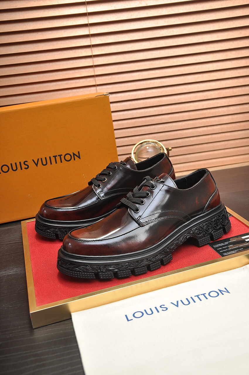 louis vuitton high-end leather shoes size 38-44 - Image 7