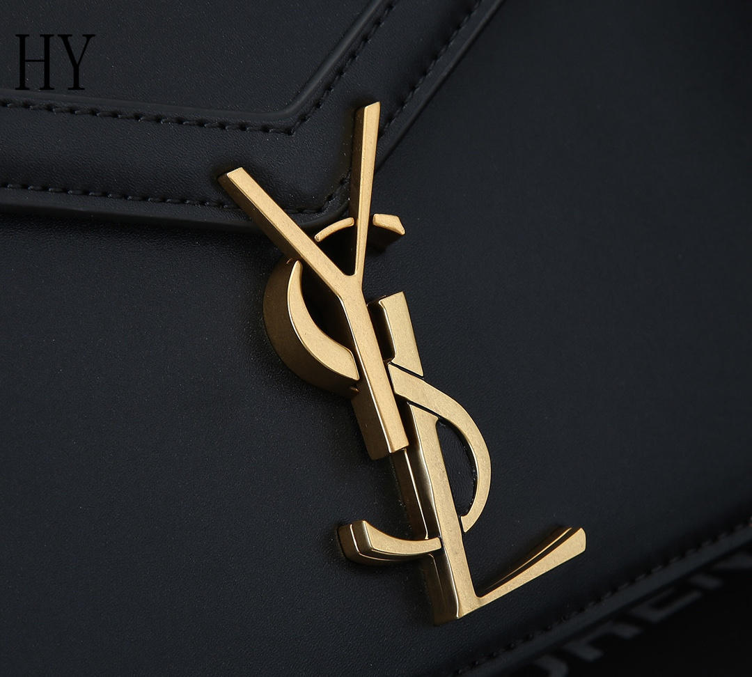 yves saint laurent black leather crossbody bag - 22x16.5x5.5cm - Image 7