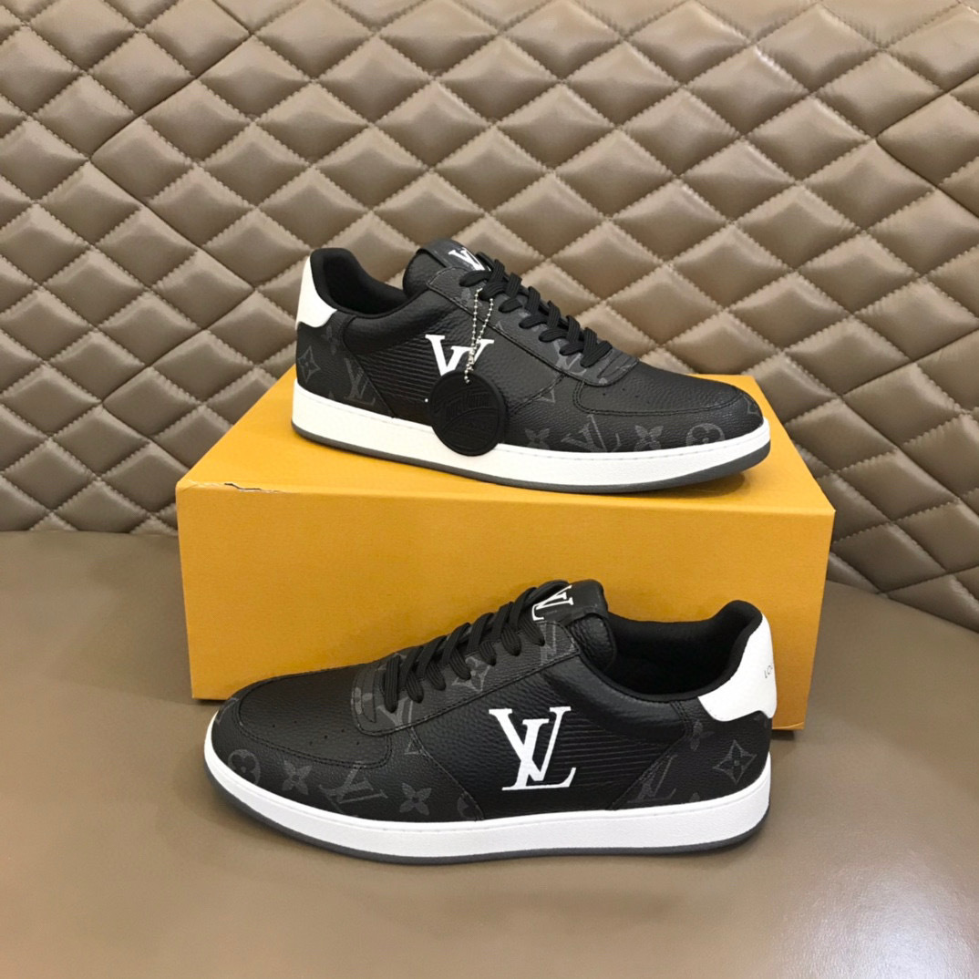 louis vuitton black casual sneakers size 38-44 - Image 2