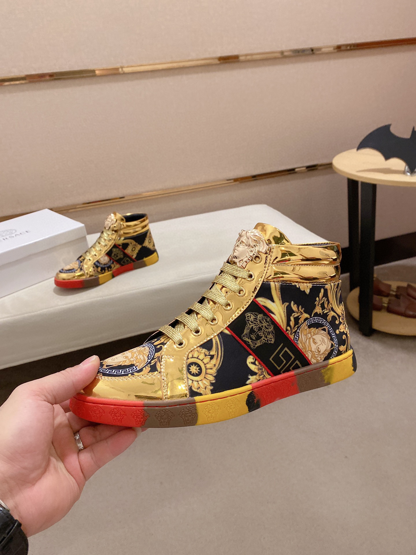 versace high-top sneakers, size 38-44, model 8022230 - Image 7