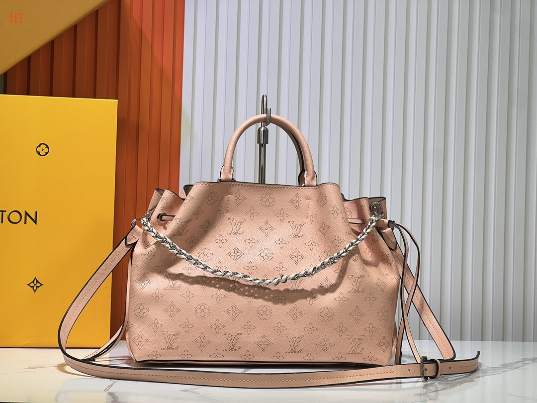 louis vuitton pink monogram bag 32*23*13