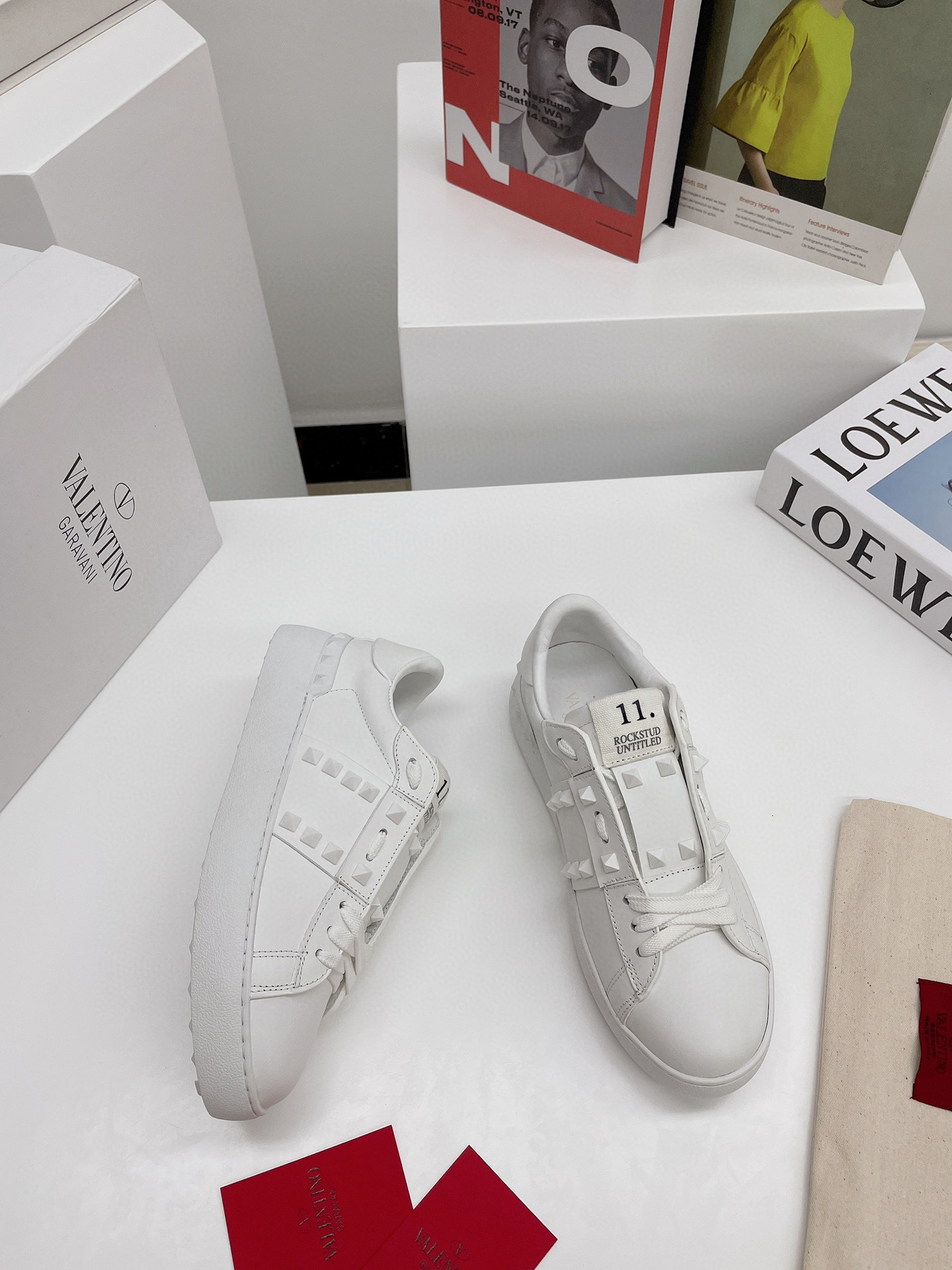 valentino rockstud untitled sneakers - size 11 - Image 7